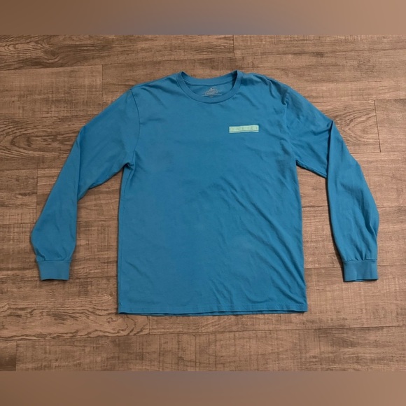 O’Neill Blue Graphic Long Sleeve T-Shirt Size L - Picture 2 of 5